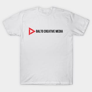Balto Creative Media Horizontal Logo T-Shirt